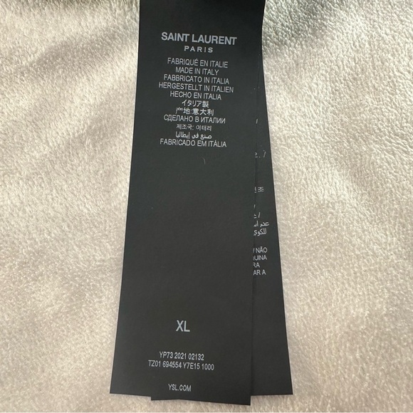 Authentic NWT Saint Laurent Black One-Piece Swimsuit XL - Picture 10 of 12